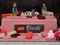 Lego friends torta